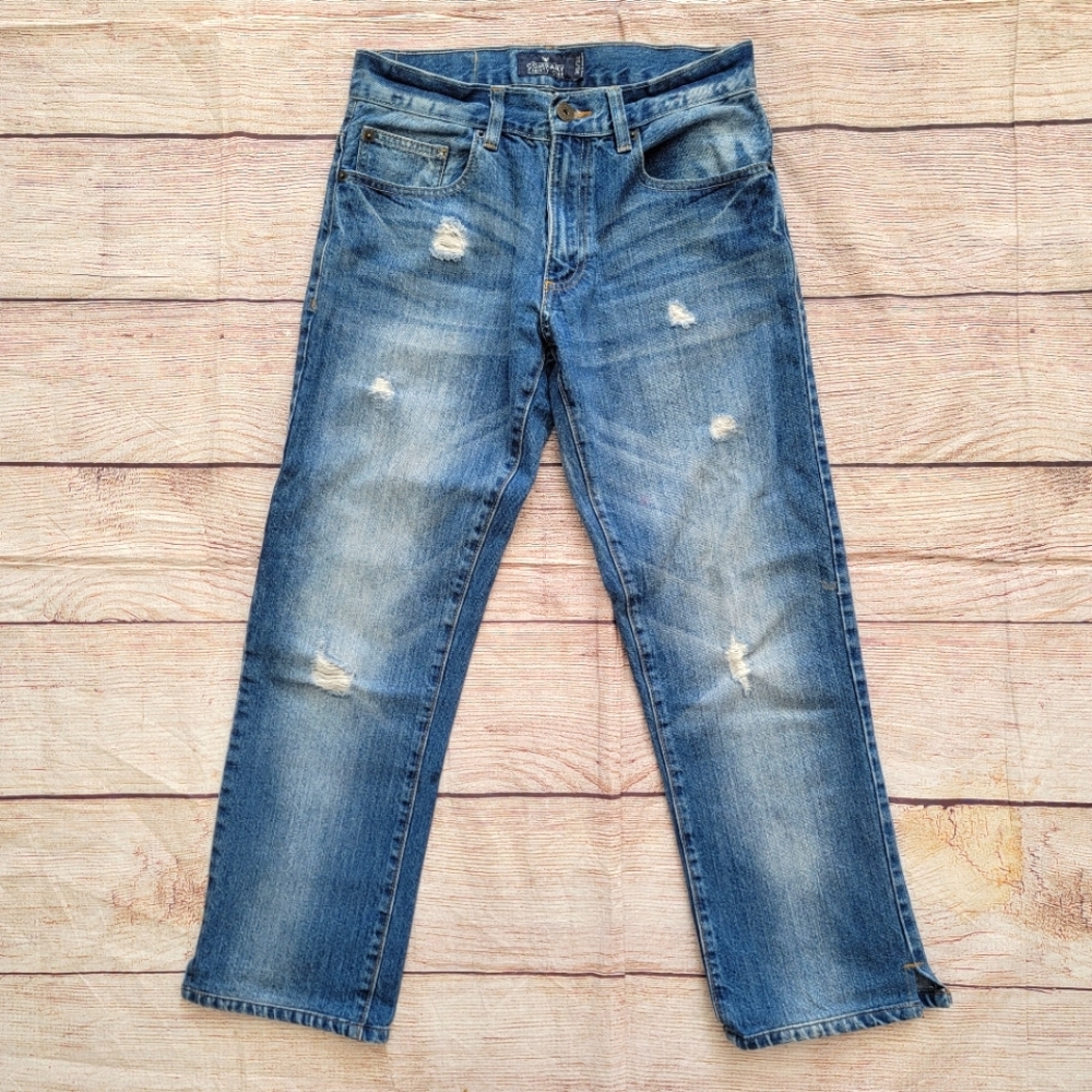 Company 81 Distressed Cropped Jeans